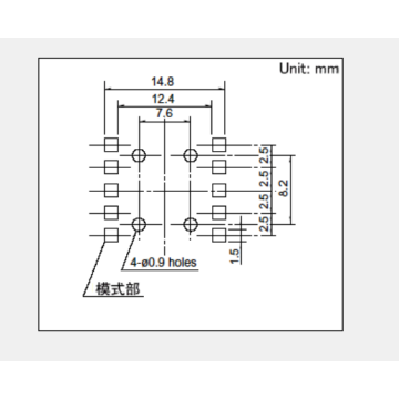 9 contact corresponding to vertical type Rotary switch