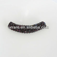 Fimo Materials Rhinestone Shamballa Spacer Beads