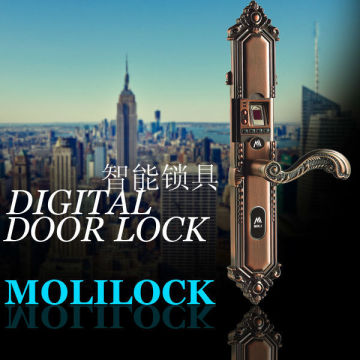 Electronic Digital Smart fingerprint door lock, invisible key hole fingerprint door lock, door lock fingerprint