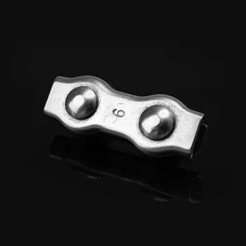 Stainless steel double wire rope clamp cable clamp