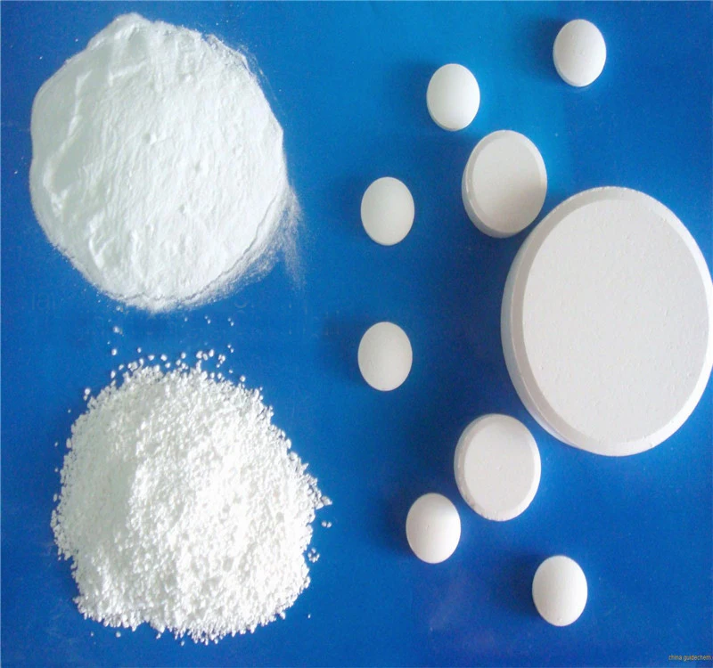 White Tablet or Granule Sodium Dichloroisocyanuric Acid SDIC