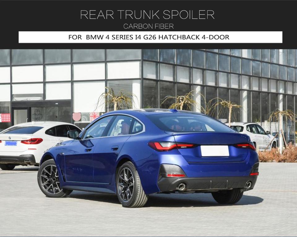 Carbon Fiber Rear Spoiler For BMW 4 Series G26 420i 430i 435i M440i 4-Door 2021-2022
