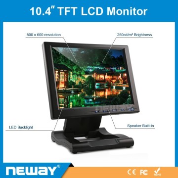 10.4 inch VGA input TFT type LCD Monitor With LED Backlight