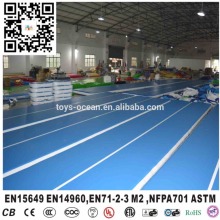 tumble track inflatable air mat for gymnastics inflatable air track
