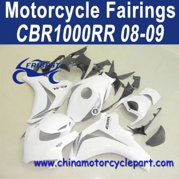 Factory Direct Sales For Honda CBR1000RR 08 09 White Oem Plastic Motorcycle Bodywork Fairing FFKHD021