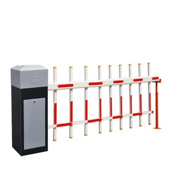 Cold-rolled Steel Plate Two Fences Arm Parking Barrier Gate For Commercial Premises Ip65