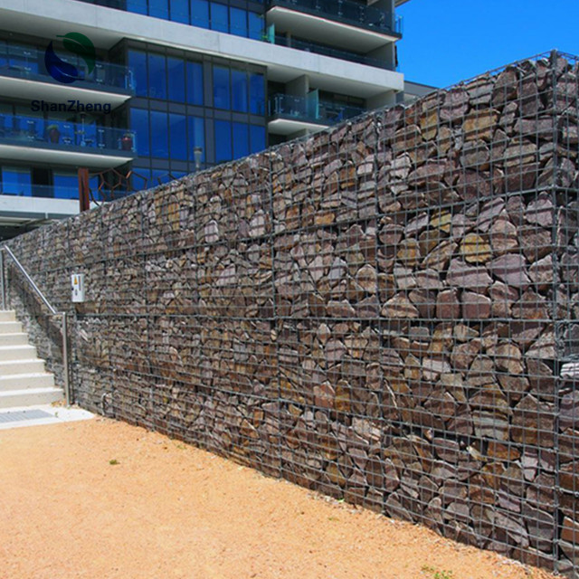 Hexagonal Welded gabion box for floodwall