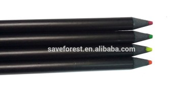 Eco friendly black paper made color pencils