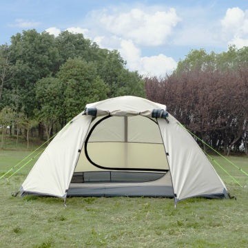 Double layer aluminum rod tent