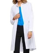 Hot Long Sleeves Cotton White Lab Coats for Doctors and Medical Staff