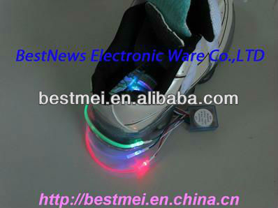 Colorful led flashing lights for shoes