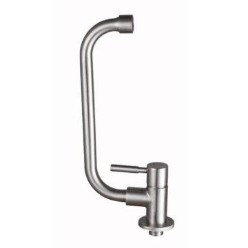 Wallmount stainless steel neck kitchen faucet