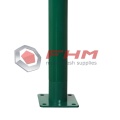 Round Post dengan PVC Coated Galvanized Metal