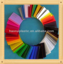 red cast plexiglass sheet