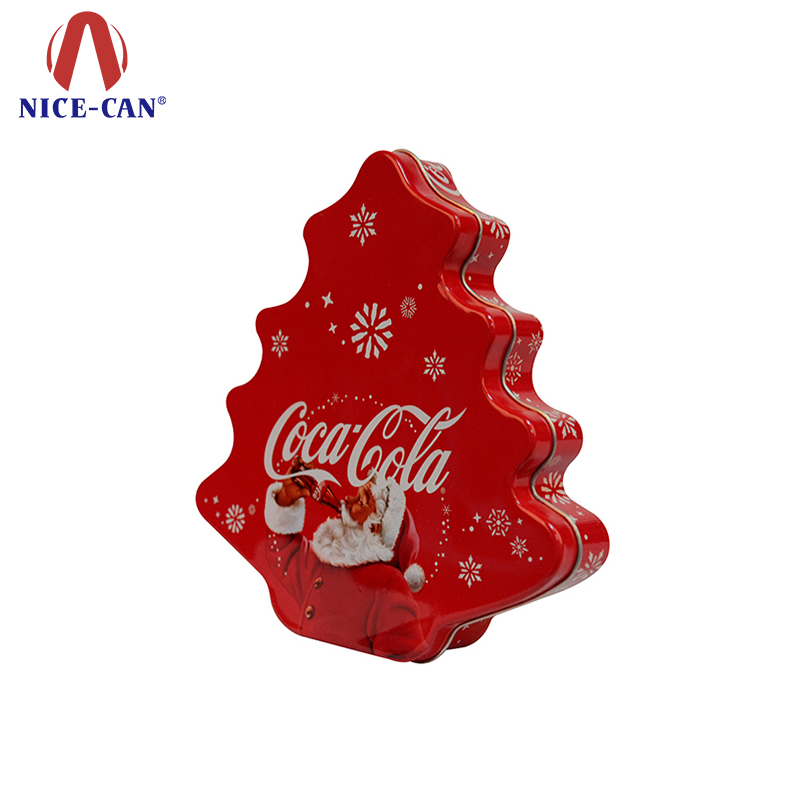 Christmas Tree Ornament Christmas Tree shape Tin Box Christmas Decoration