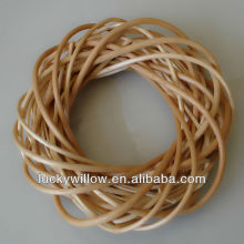 round decorative willow garland for garden decoration(factory provide)