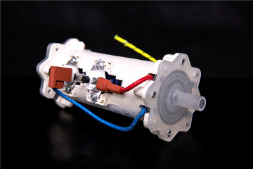 Long work life water through heater