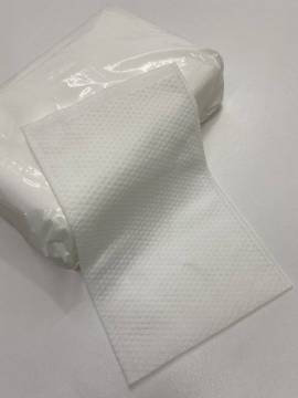 Disposable nonwoven spunlace small pearl washcloth