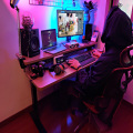 Home Computertabellen Laptop RGB Gaming Schreibtisch