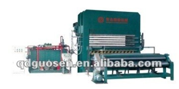 Press machine for bamboo mat