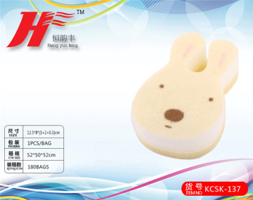 Super Soft Rich Bubble Colorful Kitchen Cleaning Sponge /KCSK-137