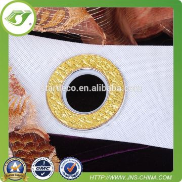 decorative plastic curtain eyelet supplier / round shape plastic curtain eyelet