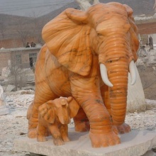 life-size white marble elephant statues for garden