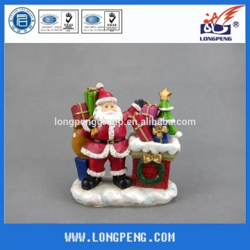 5.5" Santa Claus with Gift Bag Decorative Christmas Stocking Holder