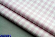 Fil-a-fil check fabric for shirting