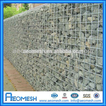 galvanized welded gabion cages for retaining wall