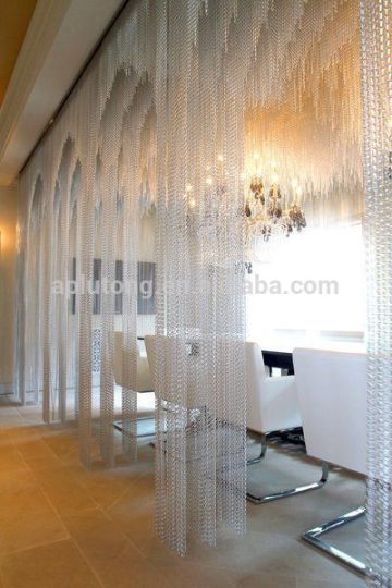 Chain link door fly screen curtain,Chain link room divider