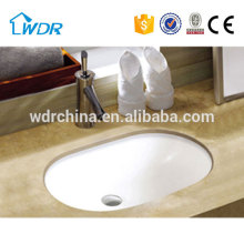 Ceramic oval washing bathroom accessory Undermount Sink