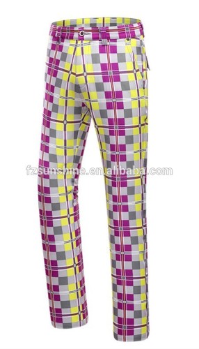 2016 High Quality Brightly Colored Golf Pants