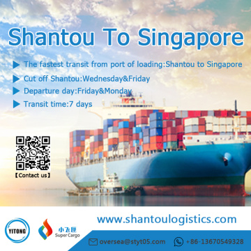 Trasporto marittimo da Shantou a Singapore