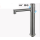 Badezimmer 360 Grad Drehung Drücken Sie den Knopf Waschbecken Wasserhahn 304 SUS Nur kaltes Wasser Becken Wasserhähne