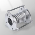 Juntas de expansão flexíveis de grande calibre 316 mangueiras de metal flexíveis de aço inoxidável onduladas juntas de expansão de metal