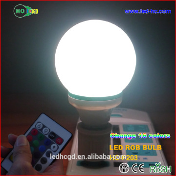 New Products 3W Led Bulb e27 Led Light,Color LED RGB Magic Led Bulb With IR Remote rgb led bulb