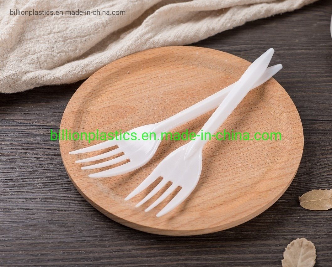 Plastic Spoons Walmart White Color Fast Food and Picnic Disposable PP Fork