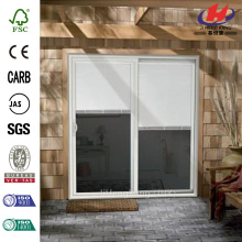 Vinyl Sliding Patio Door with Blinds