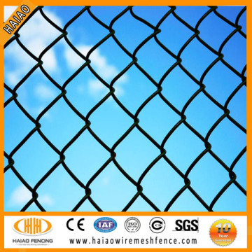 China professional facotry vinyl chain link fence, plastic chain link fence