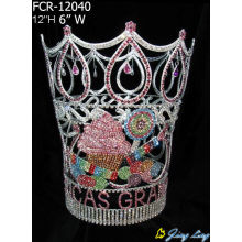 12" Cupcake Icecream Large Round Pageant Crowns