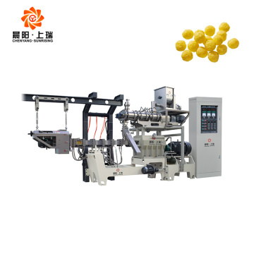 Puff food snack extruder machines