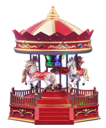 Merry-Go-Round Music Box Carousel