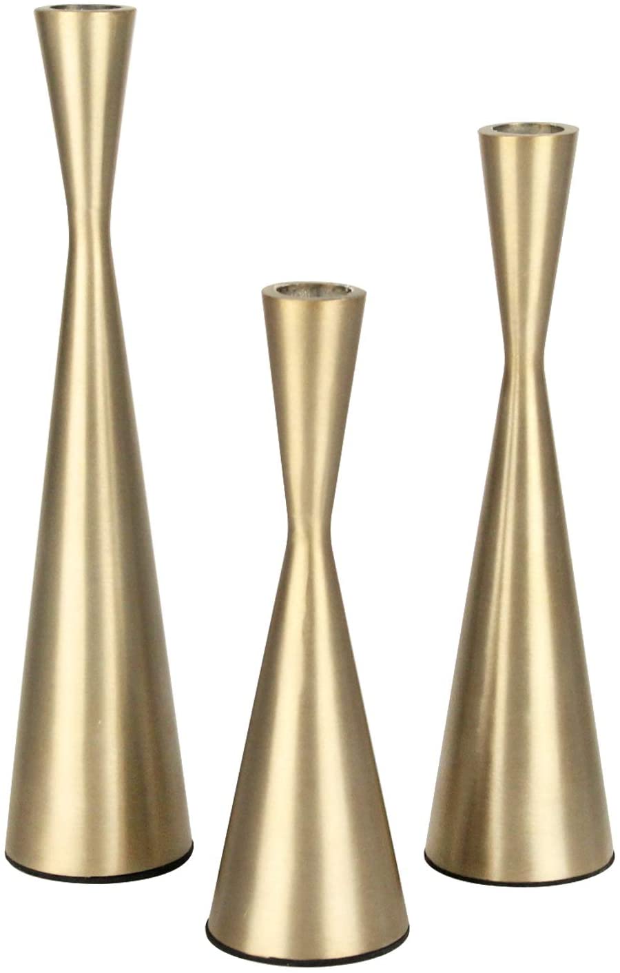 Brass Gold Taper Candlestick Holders