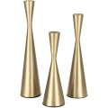 Brass Gold Taper Candlestick Holders