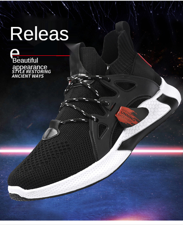 2021 Summer Men Shoes Korean Version of Fashion Casual  Breathable Light Sports Shoes Cross-border Supply Tide Shoes