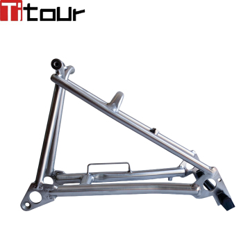 Titanium brompton rear fork