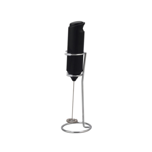 electronic plastic milk frother with holding frame