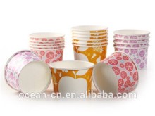 Printed food paper bowl