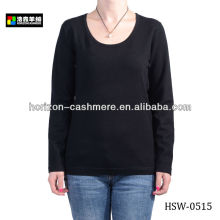 Women Basic Black Undershirt, Women Plain Black Sweater